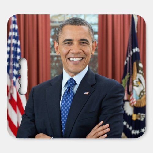 Official Oval Office Portrait President Obama Seat Cushion