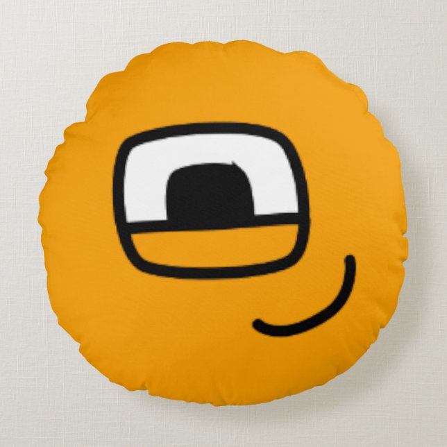 Official Oxygen Plushie! (Periodic Table Lore) Round Pillow (Front)