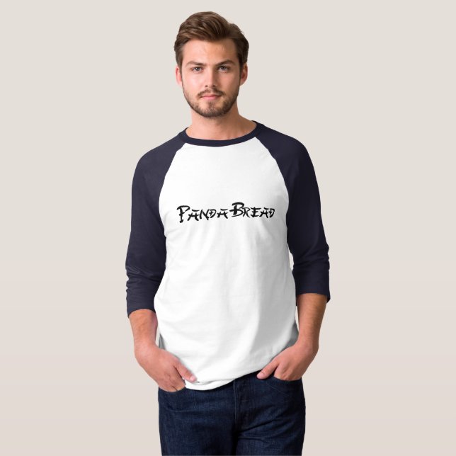 Official PandaBread Logo (Front Text, Back Logo) T-Shirt (Front Full)