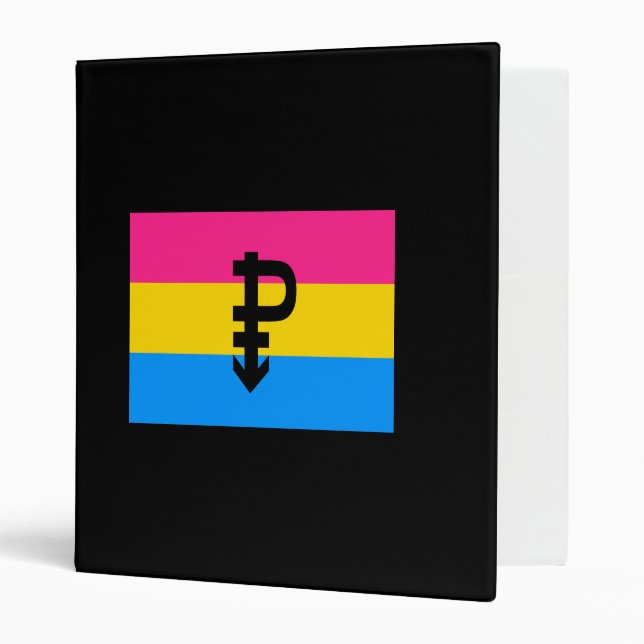 OFFICIAL PANSEXUAL PRIDE FLAG BINDER (Front/Inside)