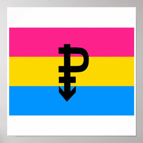 OFFICIAL PANSEXUAL PRIDE FLAG POSTER