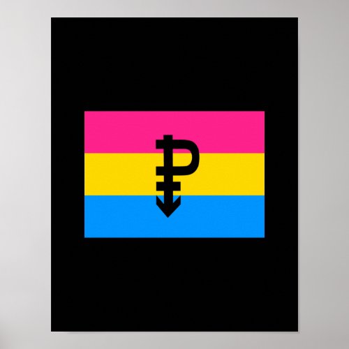 OFFICIAL PANSEXUAL PRIDE FLAG POSTER