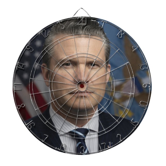 official pete hegseth dart board (Front)