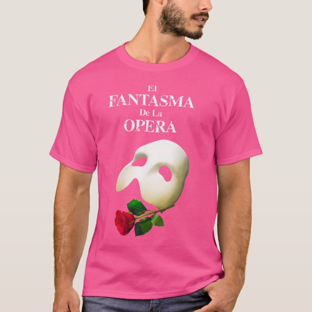 Official 'Phantom Of The Opera' Spanish Logo T-Shirt (Front)