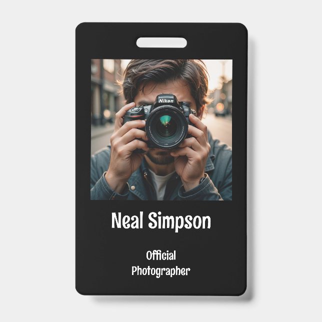Official Photographer's  Badge (Front)