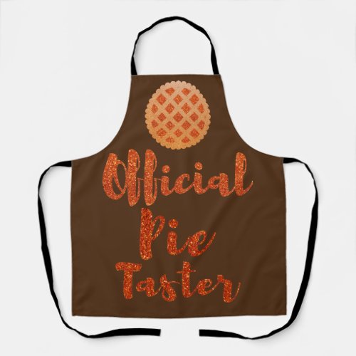 Official Pie Taster Thanksgiving Apron