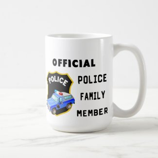 Official Police Family Coffee Mugs