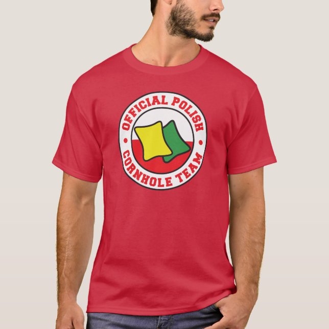 Official Polish Cornhole Team T-Shirt (Front)