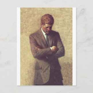Official Portrait John F. Kennedy Postcard