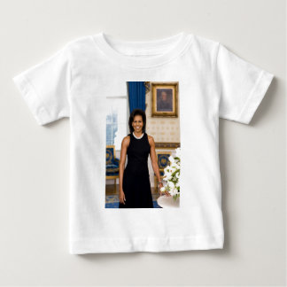 Official Portrait of First Lady Michelle Obama Baby T-Shirt