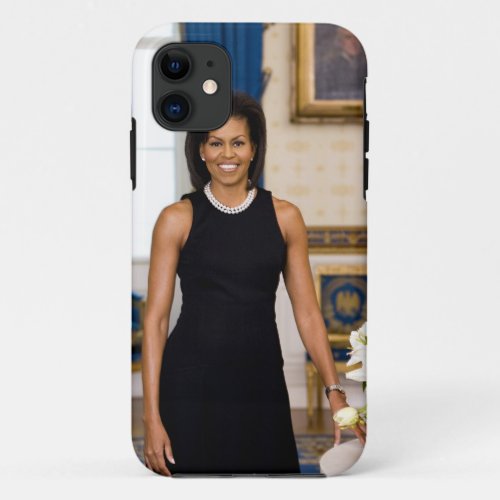 Official Portrait of First Lady Michelle Obama iPhone 11 Case