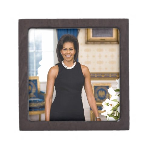 Official Portrait of First Lady Michelle Obama Gift Box
