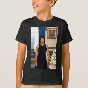 Official Portrait of First Lady Michelle Obama T-Shirt