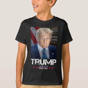 Official Portrait Of Trump 4547 Inauguration Day  T-Shirt