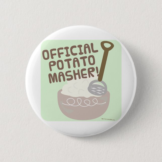Official Potato Masher Button (Front)