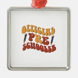 Official Pre Schooler Metal Ornament