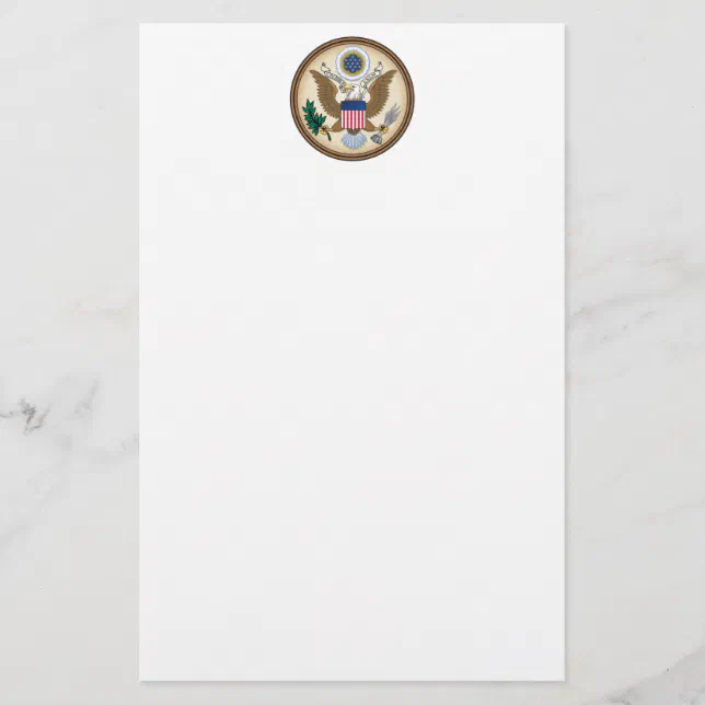 Official Presidential Seal Stationery | Zazzle