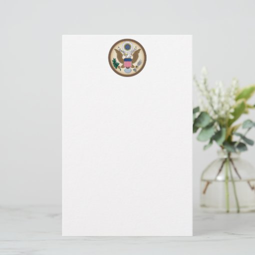 Official Presidential Seal Stationery | Zazzle
