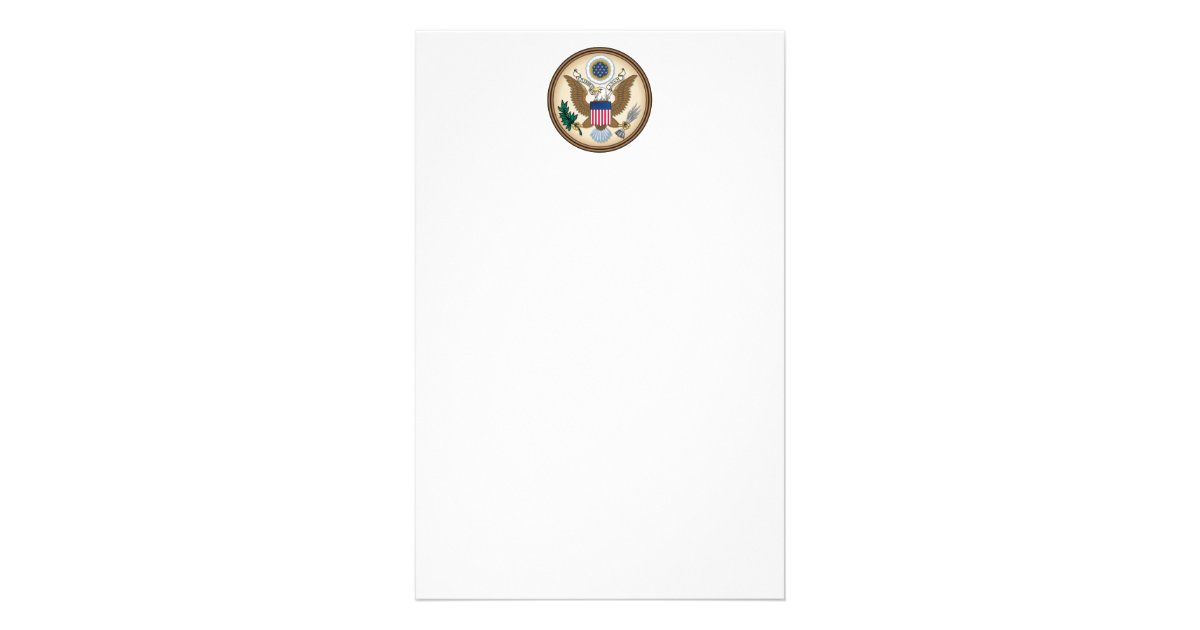 Official Presidential Seal Stationery | Zazzle.com