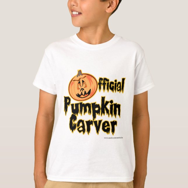 Official Pumpkin Carver Halloween T-Shirt (Front)