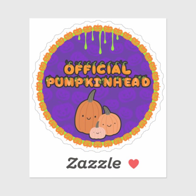 Official Pumpkinhead 3 Pumpkins Sticker (Sheet)