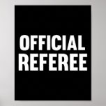 Official Referee Uniform Easy Halloween Party Cost Poster