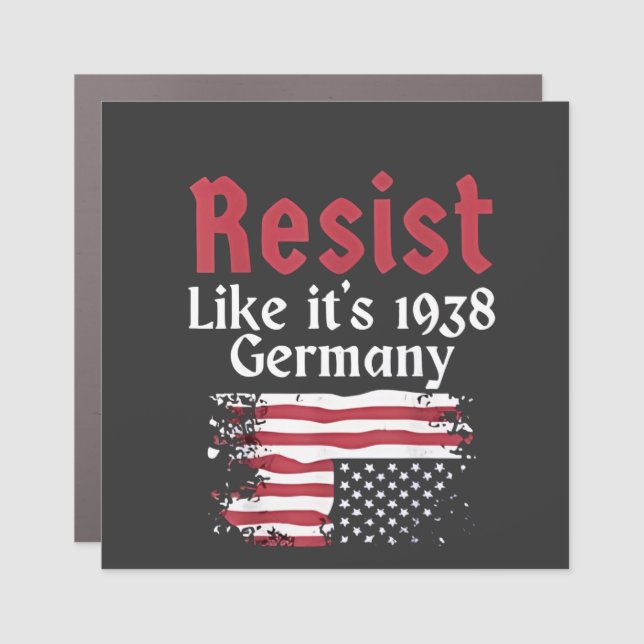 Official Resist Like It's 1938 Germany Resist Car Magnet (Front)