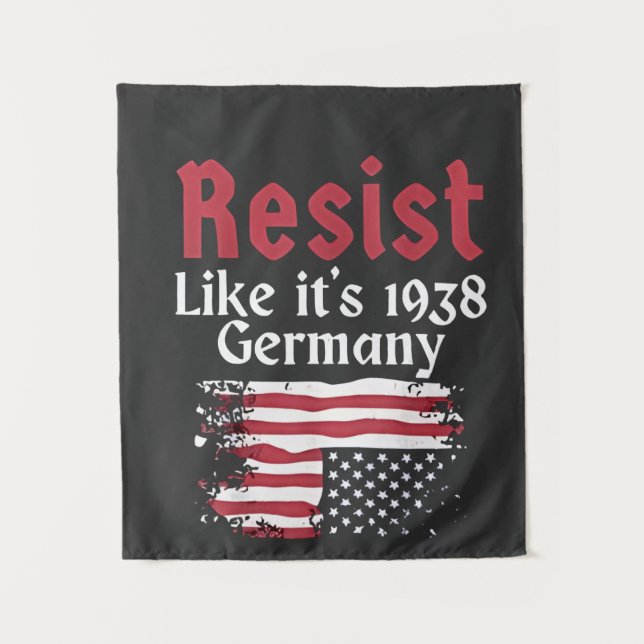 Official Resist Like It's 1938 Germany Resist Tapestry (Front)