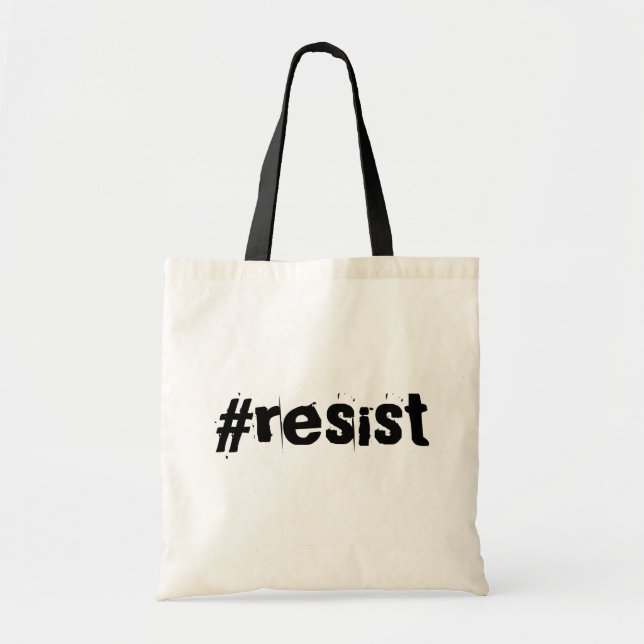Official #RESIST Tote Bag (Natural) (Front)