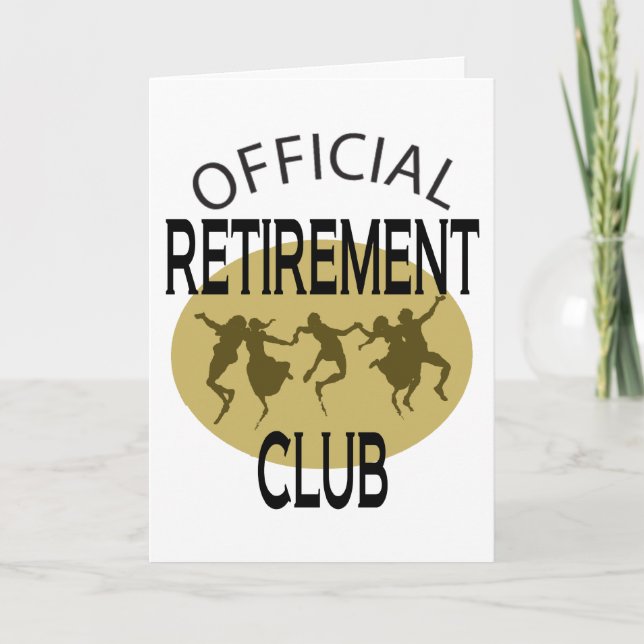 Official Retirement Club Card (Front)