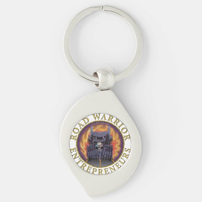 Official Road Warrior Entrepreneurs Logo Keychain (Front)