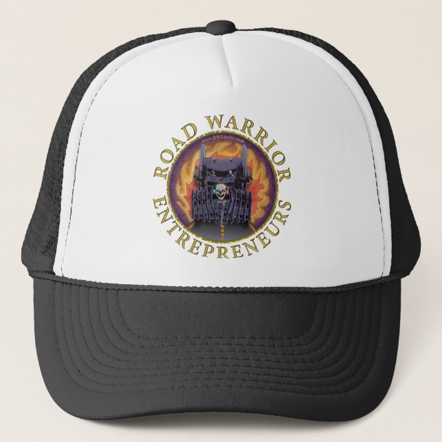 Official Road Warrior Entrepreneurs Logo Trucker Hat (Front)