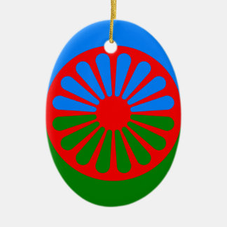 Official Romany gypsy flag Ceramic Ornament