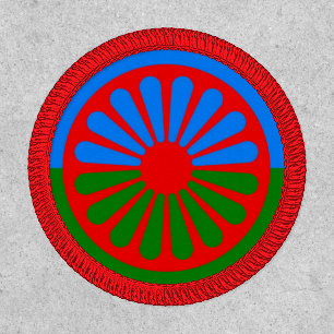 Official Romany gypsy flag Patch