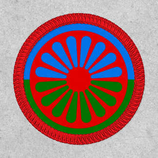 Official Romany gypsy flag Patch