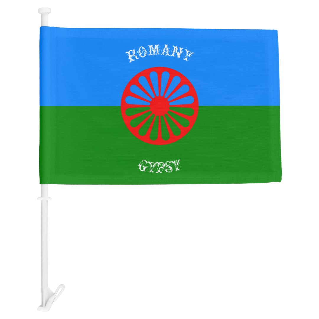 Official romany gypsy flag symbol Zazzle