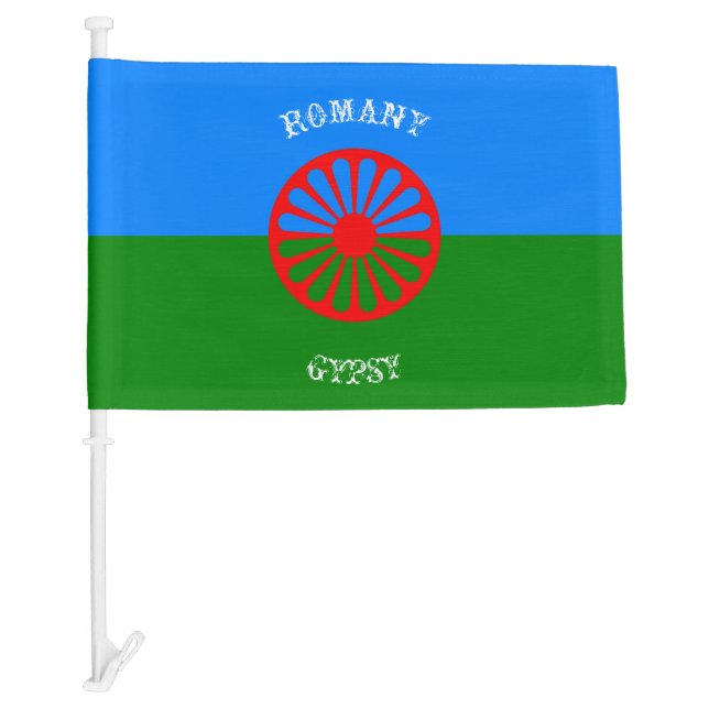 Official romany gypsy flag symbol (Front)