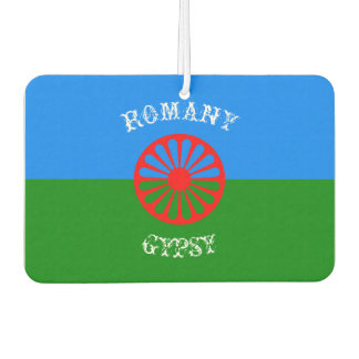 Official romany gypsy flag symbol air freshener