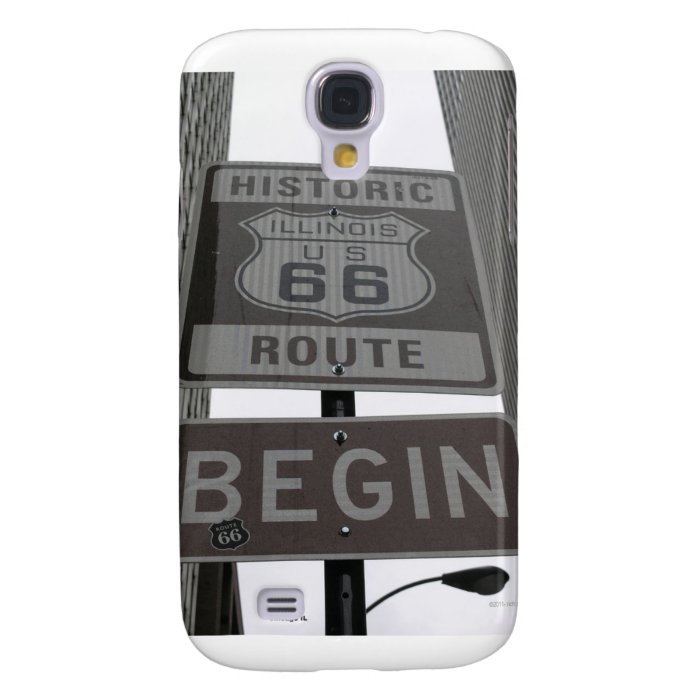 Official Route 66 begin sign Samsung Galaxy S4 Covers