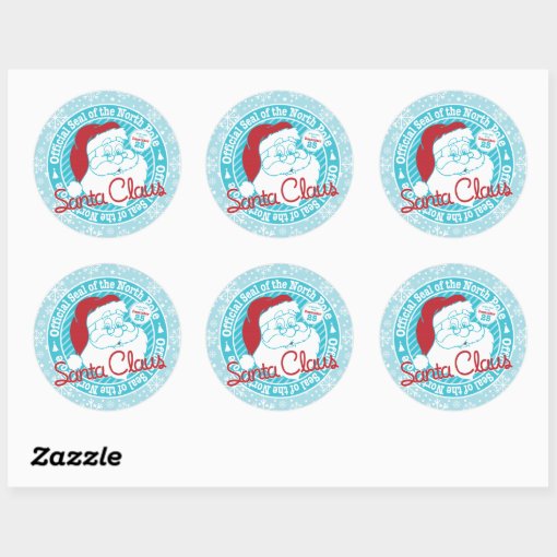 Official Santa Claus Seal Christmas | Zazzle