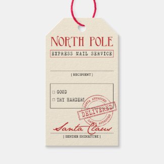 Official Santa Gift Tags