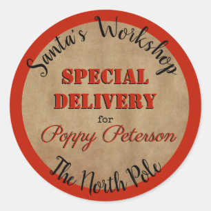 Official Santa's Workshop Stickers