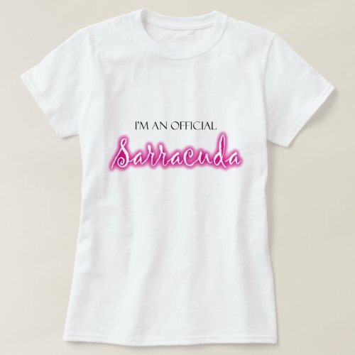 Official Sarracuda T_shirt