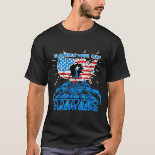 Official Scorpions Blackout USA Tour 1982 T-Shirt