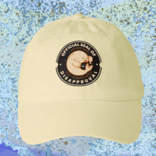 Official Seal of Disapproval Funny Sarcastic Hat