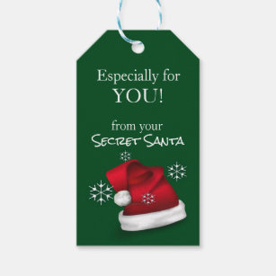 Secret Santa Gift Tags & Gift Enclosures | Zazzle