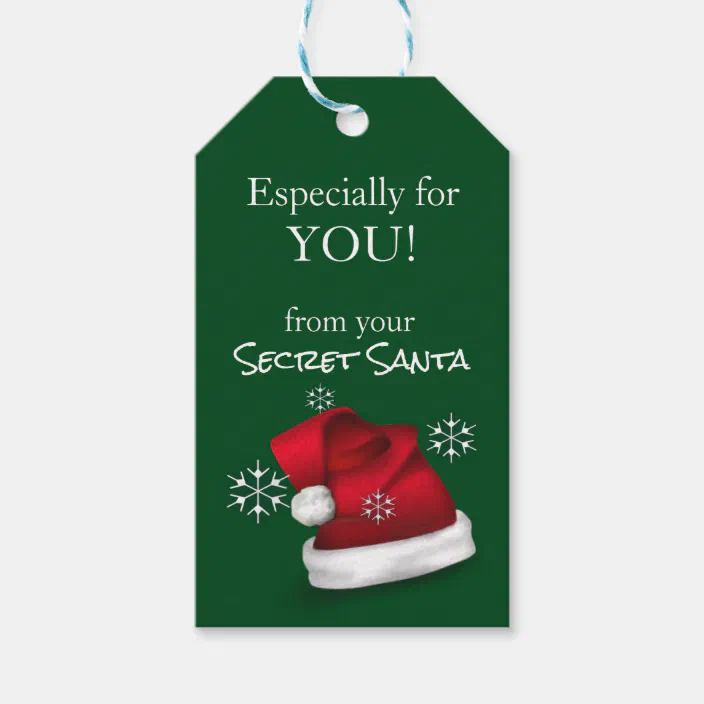 10 Kraft White Gift Tags Merry Christmas Favour Presents Secret Santa Tags 