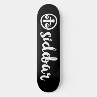 Official Sidebar Skateboard Logo Deck