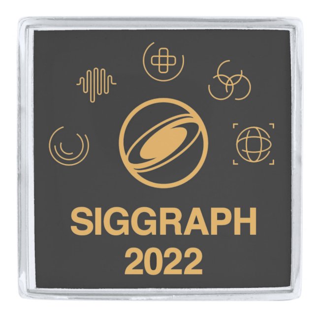 Official SIGGRAPH 2022 Lapel Pin (Front)