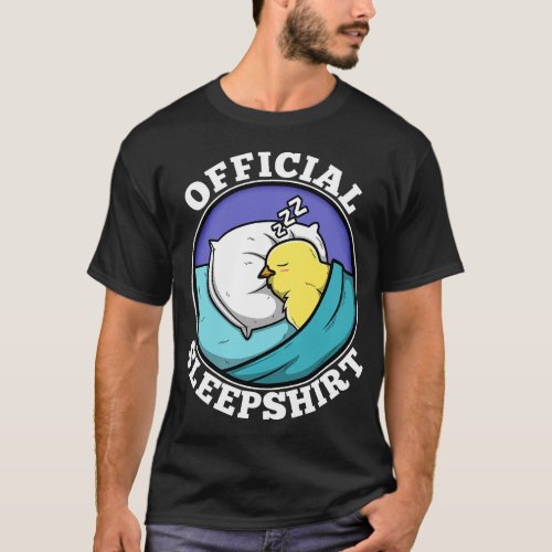 Official sleepshirt Chicken Pajamas T_Shirt